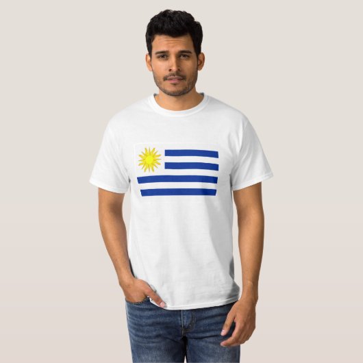 Bandeira do Uruguai T-shirt (Voorkant volledig)