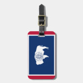 Bandeira do Wyoming Bagagelabel (Voorkant verticaal)