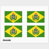 Bandeira Império Rechthoekige Sticker (Vel)