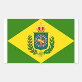 Bandeira Império Rechthoekige Sticker (Voorkant)