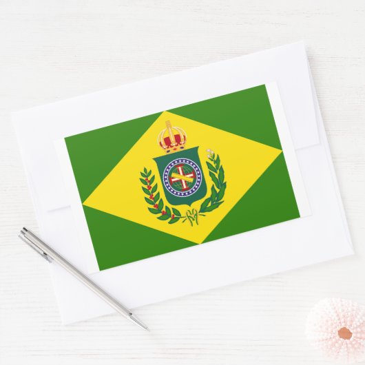 Bandeira Império Rechthoekige Sticker (Envelop)