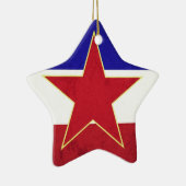 Bandeira Iugoslávia Keramisch Ornament (Rechts)