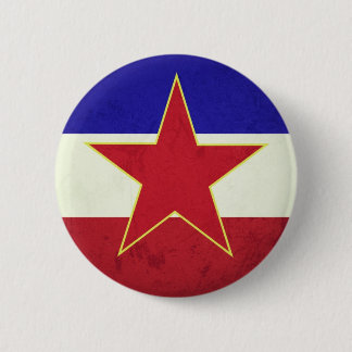 Bandeira Iugoslávia Ronde Button 5,7 Cm