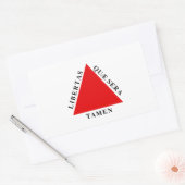 Bandeira Minas Gerais Brasil Rechthoekige Sticker (Envelop)