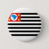 Bandeira São Paulo Ronde Button 5,7 Cm (Voorkant)