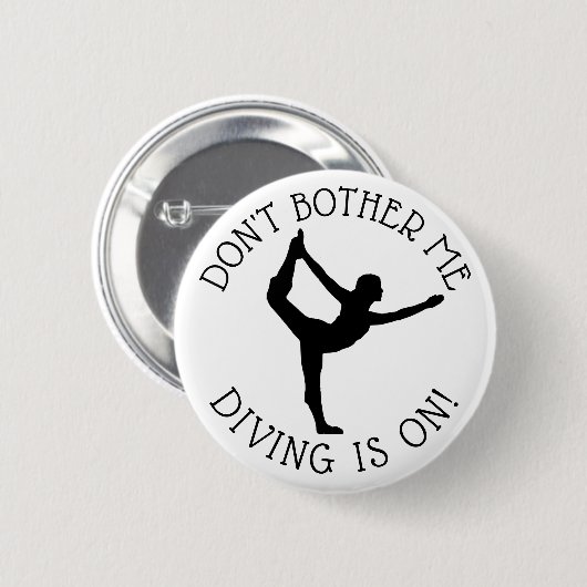 Bandelen Gymnastiek is niet op Humor Button (Voorkant /achterkant)