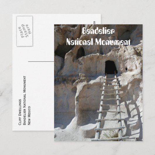 Bandelier National Monument Briefkaart (Voorkant / Achterkant)