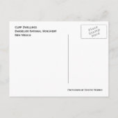 Bandelier National Monument Briefkaart (Achterkant)