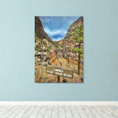 Bandelier NM Canvas Afdruk (Insitu (Houten vloer))
