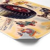 banden AD - Dunlp banden Poster (Hoek)