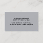 Banden Auto Repair Visitekaartje (Achterkant)
