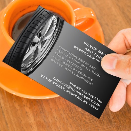 Banden Auto Repair Visitekaartje