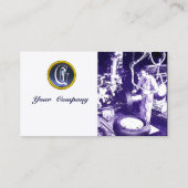 BANDEN, AUTOMOTIEF, autoreparatiekleding, monogram Visitekaartje (Achterkant)