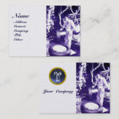 BANDEN, AUTOMOTIEF, autoreparatiekleding, monogram Visitekaartje (Voorkant / Achterkant)