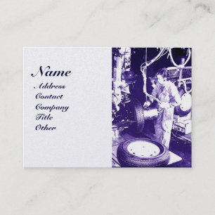 BANDEN, AUTOMOTIEF, autoreparatiekleding, monogram Visitekaartje