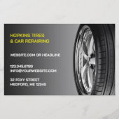 Banden Autoreparatie Flyer (Voorkant)