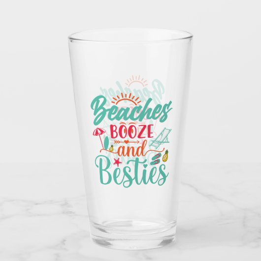 Banden, Boze en Besties Glas (Voorkant)