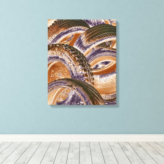 BANDEN CANVAS AFDRUK (Insitu (Houten vloer))