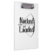 Banden en laden van boogschieten klembord (Rechts)