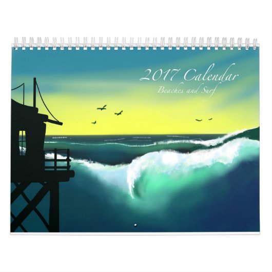 Banden en Surf 2017 Art Calendar Kalender (Hoes)