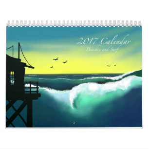 Banden en Surf 2017 Art Calendar Kalender