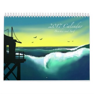Banden en Surf 2017 Art Calendar Kalender