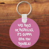 Banden en testikels Problemen met Sleutelhanger (Voorkant)