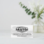 Banden- en wielservice | Auto Tech Visitekaartje (Staand voorkant)