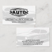 Banden- en wielservice | Auto Tech Visitekaartje (Voorkant / Achterkant)