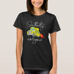 Banden iedereen Magic School Bus Driver Pri T-shirt