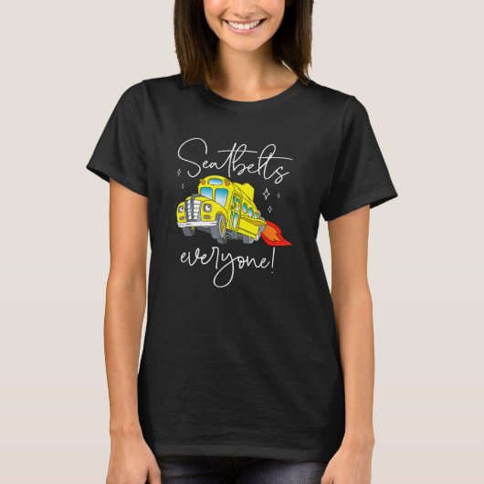 Banden iedereen Magic School Bus Driver Pri T-shirt (Voorkant)