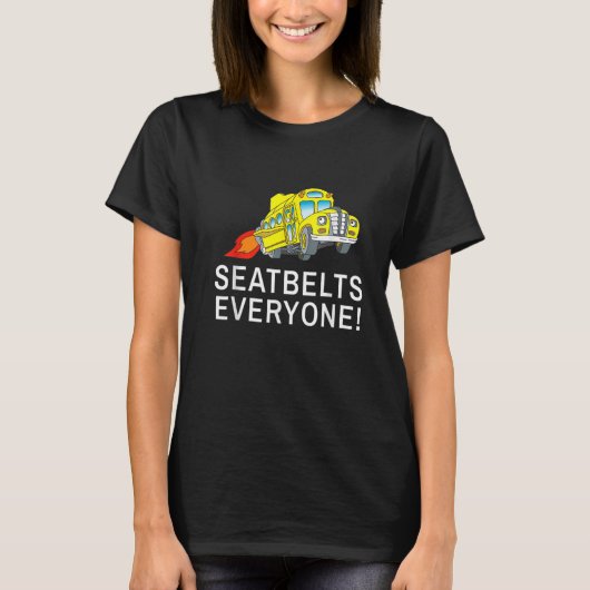 Banden iedereen Magic School Bus Driver Pri T-shirt (Voorkant)