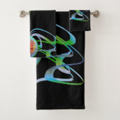 Banden in de middelste doekset bad handdoek (Insitu)