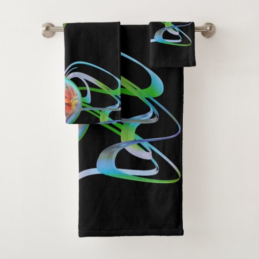 Banden in de middelste doekset bad handdoek (Insitu)