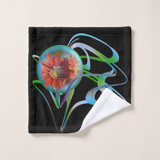 Banden in de middelste doekset bad handdoek (Wasdoekje)