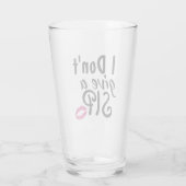 Banden omhoog! glas (Achterkant)