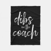 Banden op de coach fleece deken (Voorkant)