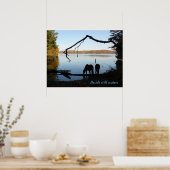 Banden stilstaande wateren poster (Keuken)