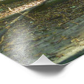 Banden tot aan het bos foto afdruk (Hoek)