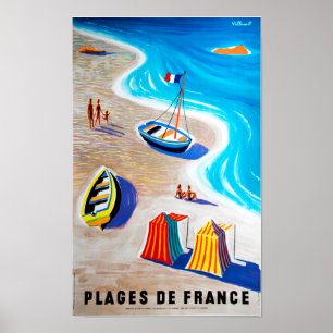 Banden van Frankrijk, Plages de France, Bernard Vi Poster