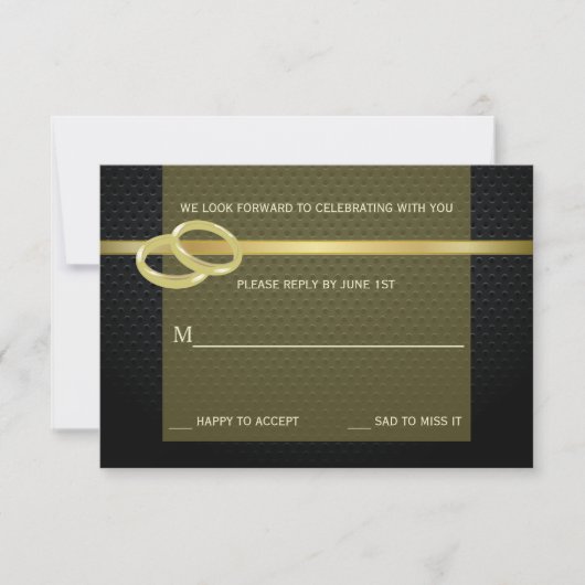 Banden van Gold Reply Card Kaart (Voorkant)