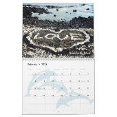 Banden van Hawaii, Californië "Leven in Teenslippe Kalender (Feb 2026)