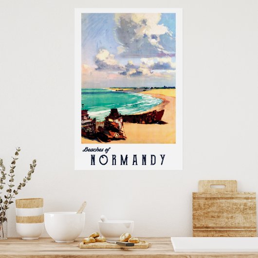 Banden van Normandië, Frankrijk Poster (Keuken)