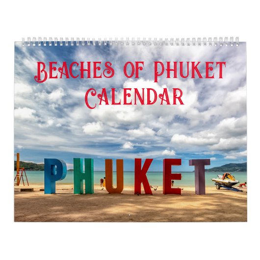 Banden van Phuket, Thailand Kalender (Hoes)
