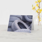 "Banden" Verjaardag Kaart (Gele Bloem)