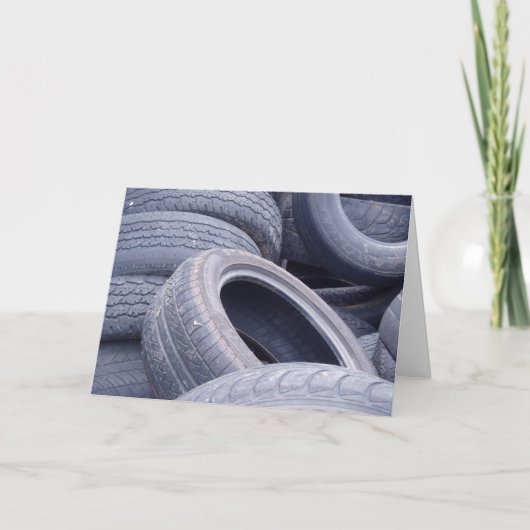 "Banden" Verjaardag Kaart (Voorkant)