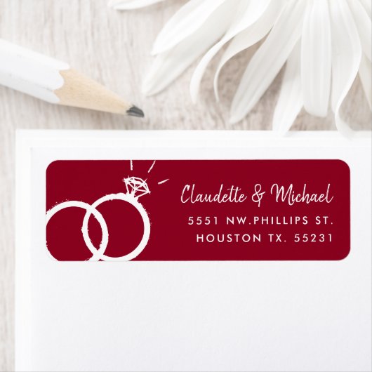 Banden voor bruiloft + script | Bourgogne Etiket (Insitu)