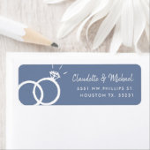 Banden voor bruiloft + script | Stuurblauw Etiket (Insitu)