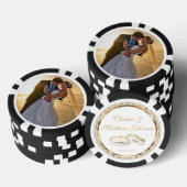 Banden voor de bruid en de bruid poker chips (Opstapeling)