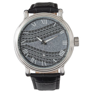 Bandenband Reistextuur Wrist Watch Horloge